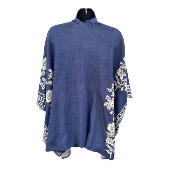 Gramercy 22 Open Cardigan Shawl Cloak Cape Poncho Kimono Blanket Wrap Top - Picture 2 of 5